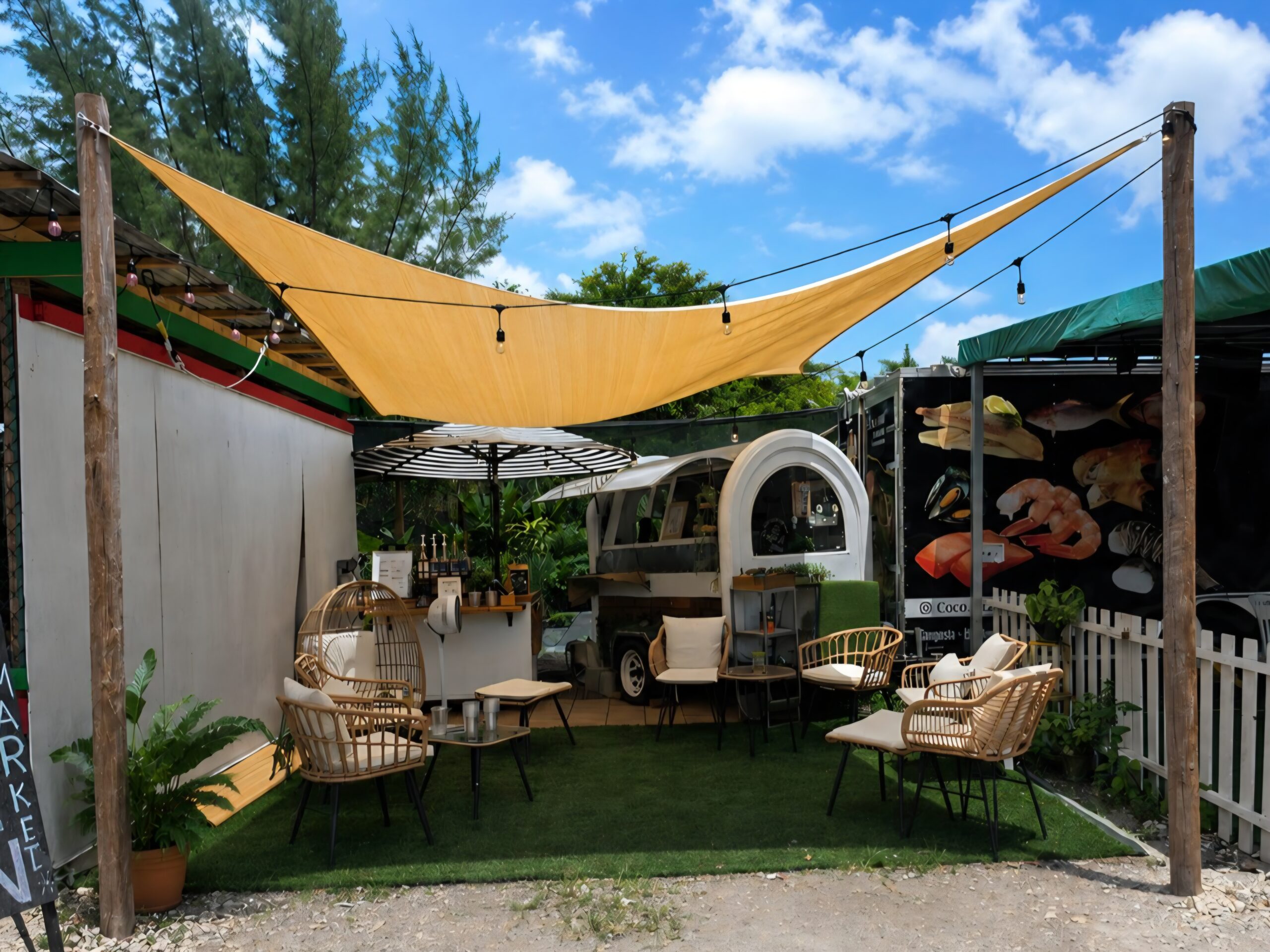 Agape Brew coffee stand in West Kendall Miami serving handcrafted coffee matcha and refreshers